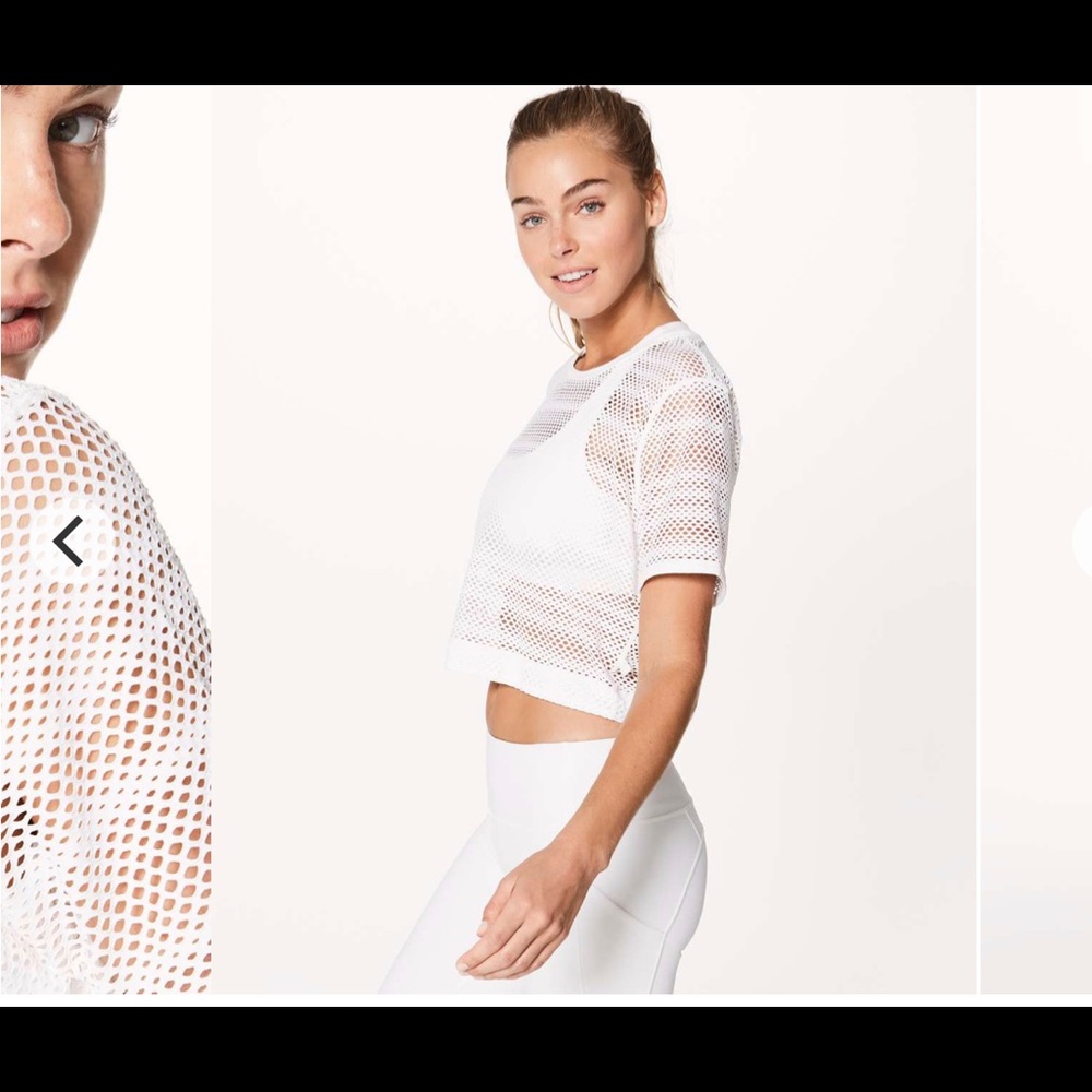 🍋NWT Lululemon Sweat Your Heart Out SS Crop Top